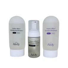 에이블리 폼클렌저 샴푸 바디워시 3종 여행용 키트/선물용/무방부제/저자극100ml(3개) 메쉬파우치, 1세트