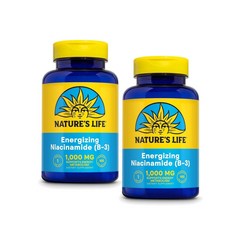 네이쳐스 라이프 에너자이징 니아신아마이드 B-3 1000mg Natures Life Niacinamide, 2개