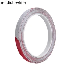 스티커 반사 테이프 형광 전기 스쿠터 스트립 샤오미 M35 PRO 1S 미3 나인봇 맥스 G30 G2, 02 red white