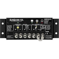 모닝스타 선세이버 20A PWM 태양광 충전 컨트롤러SS-20L-24V - 24V 배터리 4단 배터리 충전 LVD HazLoc 정격 저소음 5년 WTY용 패널 레귤레이터 미국에서, PWM 10A 24V - LVD, 1개