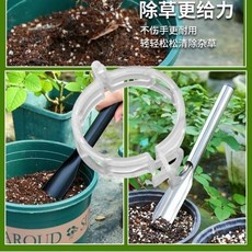 園藝除草鏟 盆栽種植挖土工具, 1個, 耐用一年塑料扣【固定扣】