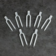 어플라워가드닝 식물 고정핀 10P 집게 지지대 포크 투명 식물고정, 10개