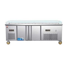 해산물 쇼케이스 냉장고 마트 회 해물 진열대 테이블, 120x80x90 상단 냉장 하단 냉동