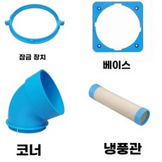 이동식에어컨자바라 코끼리 배기관 파이프 설치 관 업소용 주방 부품 덕트, X. 엘보우 장치 베이스 에어덕트