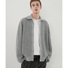 브랜드정품 드로우핏 DRAW FIT 보카시 하이넥 니트 가디건 GREY 280578