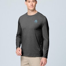 Wildland 荒野 男彈性圓領長袖機能衣 0B31610