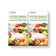 유니랩 환경호르몬 없는 위생백, 2세트, 중(M), 500개