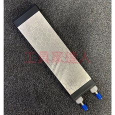 工具家達人 日本進口雙面磨刀石組，附底座金鋼砂砥石，鑽石磨刀石整平器，多功能刀具修復, 1個