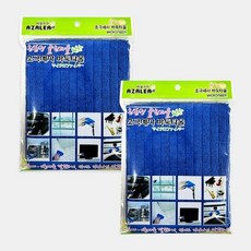 국산 아젤리아 초극세사 바둑타올 2개 친환경 클린타올