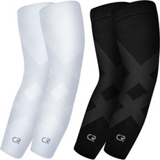 크로커다일 심리스 프리미엄 쿨토시 2세트, WHITE+BLACK