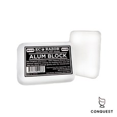 CONQUEST 新加坡 UBERSUAVE 明礬礦物石，天然鬍後護理，舒緩肌膚不適，展現自信魅力。, 1個, 100g