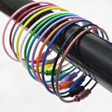 [1+1] 실속 고급 컬러 와이어링 키링 만들기 재료 악세사리 부자재 생활 감성 선물 추천