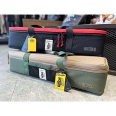 桃園東區釣具 HUERCO Pack Rod Container 60 竿袋配件收納旅包，釣竿保護套，釣魚裝備收納，輕巧便攜，防水耐磨, 綠卡色