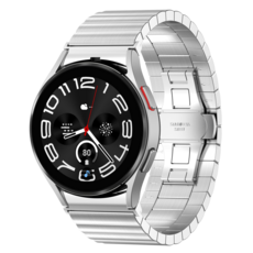 갤럭시워치 7 6 5 4 메탈 스트랩 나비 버클 40 44 43 47 클래식 프로, 블랙, 1개