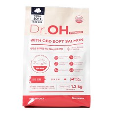 닥터오 프리미엄 위드 햄프씨드 더 리얼 소프트 사료, 1개, 1.2kg, 연어