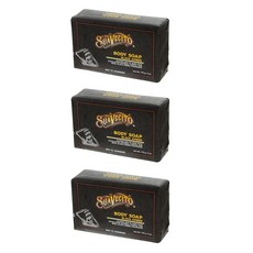 Suavecito Body & Hand Soap Bars 모이스처라이징 남성용 블랙 앰버 향 170g(6온스