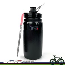 ELITE FLY 輕量噴射水壺 黑色 550ml／750ml／950ml 自行車水壺, 1個, 550ml