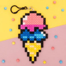 [킨더몰]디폼블럭세트 8mm 고리도안포함 캐릭터다양 소근육 집중력 어린이집 유치원 생일선물 생일답례품 구디백, 25소프트콘, 1개