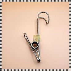 다용도집게걸이 다용도후크 1개 스테인리스 다용도집게 다용도 정리후크 gui+97761oj, 단일상품1