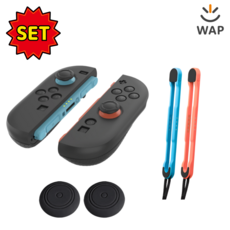 WAP [SET] 닌텐도 스위치2 조이콘2 실리콘 그립 스트랩 스틱커버