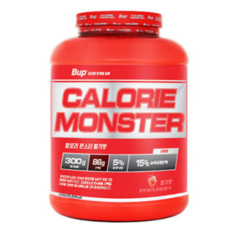 칼로리몬스터 단백질 보충제 딜 프로틴 게이너 딸기맛, 1세트, 4kg