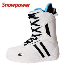 스노우보드 신발 보드화 패딩 부츠 인라인 스키 장비, 1개, 화이트 스트랩