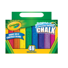 크레욜라 워셔블 야외용 수성 분필 48색, []크레욜라 워셔블 야외용 수성 분필 48색