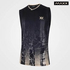 【MAXX】MXPRO-005(NS) 闇黑金石 / 櫻粉石英 競技無袖背心 專業羽球服 3D蜂巢透氣 吸濕排汗