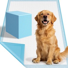 강아지용 대형 강아지 소변 패드 58.4 x 88.9cm(23 35인치) 20개 6겹 누출 방지 XL 패드 흡수력이 뛰어나고 빠르게 건조되는 두꺼운 일회용 배변 훈련