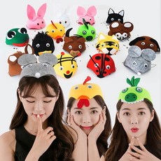 부직포모자 행사용품 동물분장 파티행사소품 파티소품 CWD03279, 황소