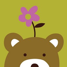 MEIISEO숫자 유화 DIY그림 그리기 셀프페인팅 침실 거실 장식, 동물 10 베어, 옵션1