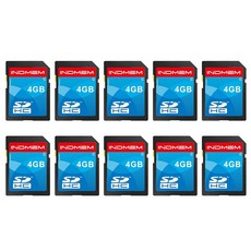 SD 카드 4GB 10팩 클래스 4 4GB 플래시 메모리 카드 MLC 표준 디지털 카드 카메라 카드, 4GB(10pcs)