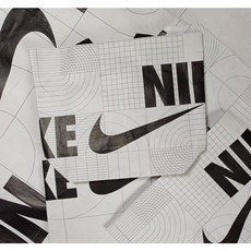 나이키 리유저블백 에코백 마트용 장바구니 재사용백 쇼퍼백, 1개, 화이트