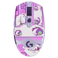 로지텍 G304 X C타입 충전식 경량 무선 마우스, 퍼플 + 엠유에이