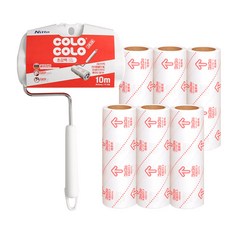 고로고로 초강력 테이프 리필 6p + 샤프트, 1세트