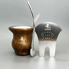 호환 1세트/로트 가우초 예르바 마테 분리기 스테인리스 스틸 호박 컵 티웨어 키트에는 봄빌라 빨대와 필터, 01 CHINA