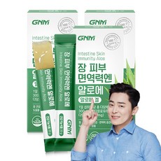 GNM 장 피부 면역력엔 알로에 / 먹는 알로에겔 이뮨 젤리스틱 장건강 피부건강 면역력증진, 300g, 3개