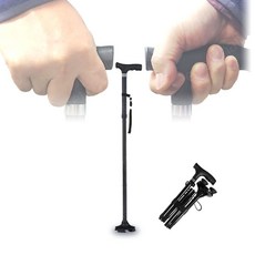 보행보조 지팡이 폴딩식 접이 스틱 등산 노인 기능성 72186PC 1(ea), 1개