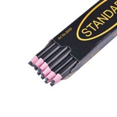 好筆 拉綫蠟筆 衣服畫線彩色畫粉 裁衣劃粉 裁縫工具 免削拉綫 裁剪服裝畫筆, 黑色12支（一盒）, 1個