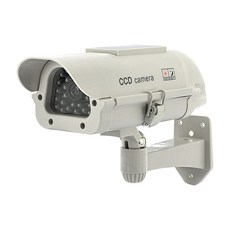이놀 모형 프리미엄 리얼 더미 CCTV 태양광 충전 감시 카메라 IN11G, LX117, 1개