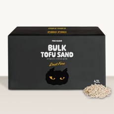 퍼키퍼키 고양이 두부모래 대용량 42L, 1개, 밀크향
