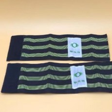 야간 작업 안전 발목밴드 1쌍 고휘도 반사띠 각반 밴드, 2개, 형광