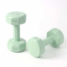 그린 2P 육각덤벨3kg 3kg덤벨 아령3kg