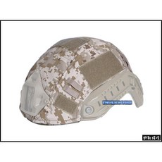 野戰搖滾 FAST傘兵盔專用盔布 黑蟒蛇紋迷彩 高品質耐磨 生存遊戲專用, 數位沙漠, 1個