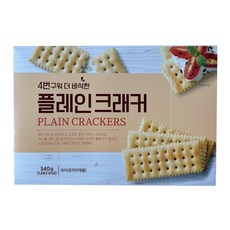 코렌트 푸지안 4번구워 더 바삭한 플레인 크래커, 2개, 340g