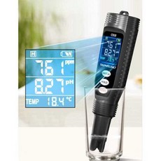 수질 테스터 측정기 고정밀 비료 양액 PH 순도 검사, 1개, 2. 종이상자+교정액+충전케이블