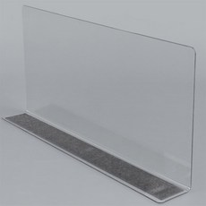 플로샵 자석형 L자 투명 칸막이 투명칸막이 L형칸막이