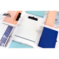 ABEL 力大 66236 隨行折疊板夾 (A4) - 輕巧便攜 文件收納好幫手, 白, 1個