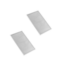 2Pcs 범위 후드 필터 스테인레스 스틸 메쉬 그리스 포수 환기 W10834041 W11176974 4547137에 대한 쉬운 유지 관리