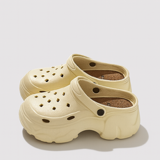 오유핏 무중력 리커버리 키높이 통굽 슬리퍼 샌들 6cm